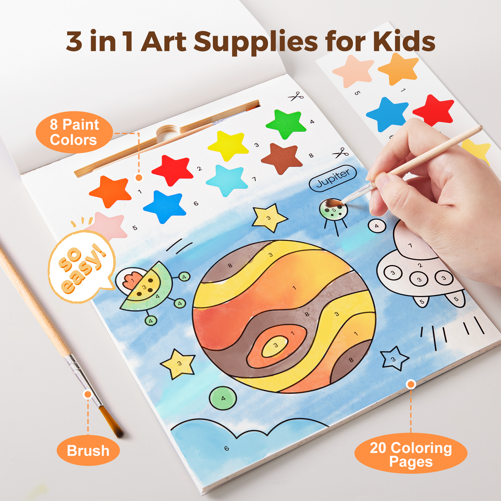 Jarmelo - Paint with Water Books - Exploring Space