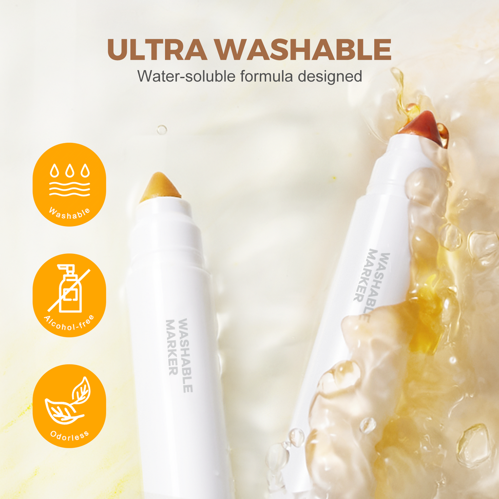 Jarmelo - Washable Markers for Kids Toddlers (24 Ct.)