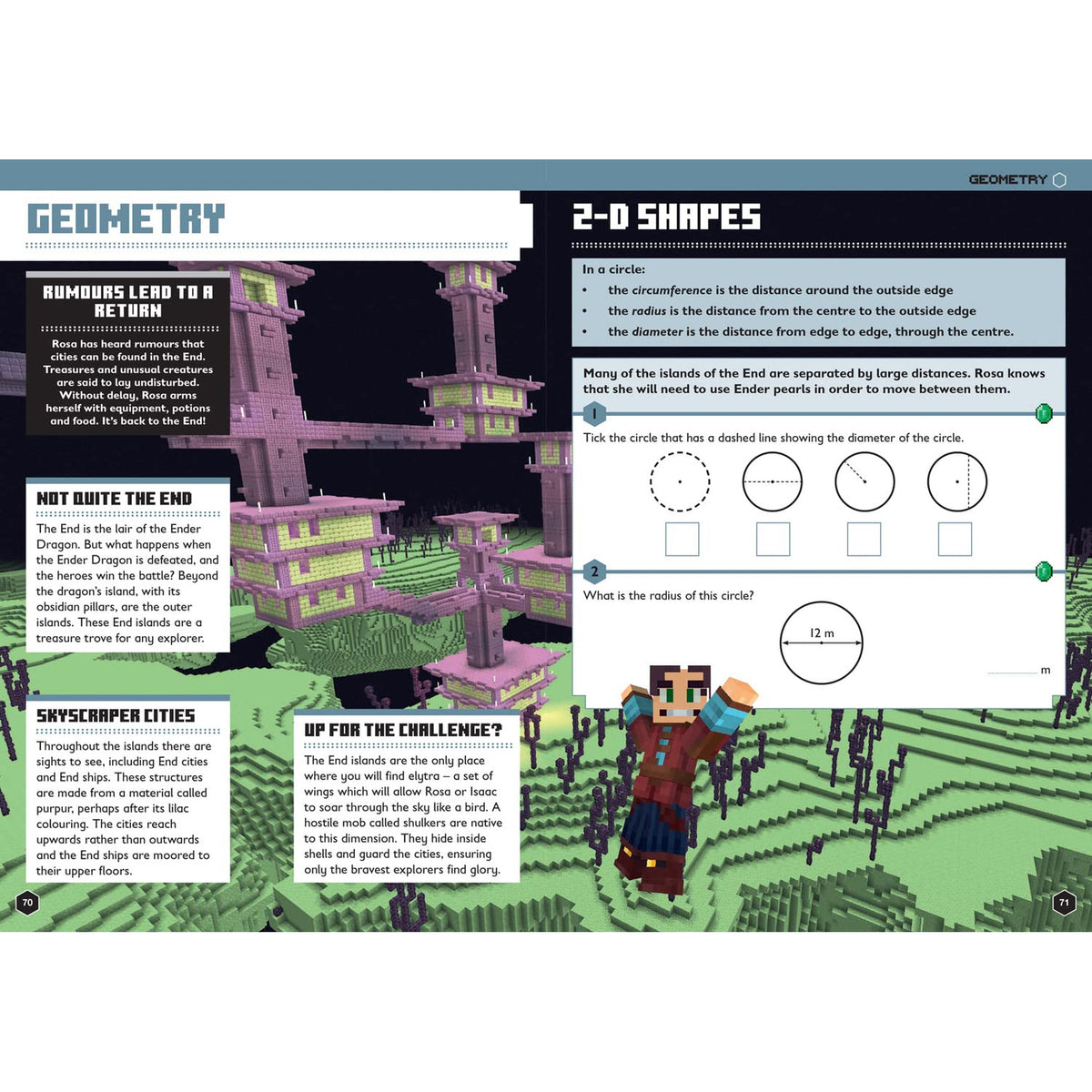 Minecraft - Math Official Workbook - Age 10-11