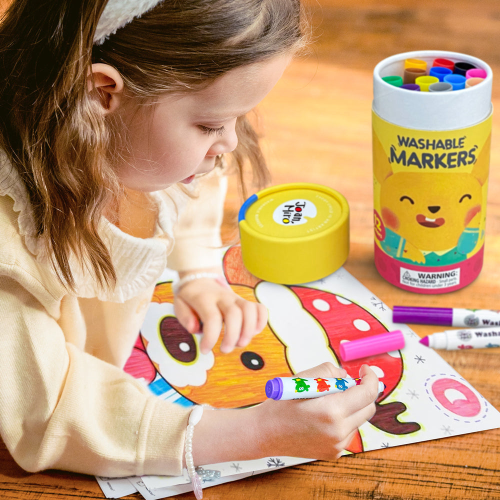 Jarmelo - Washable Markers Baby Roo (12 Ct.)