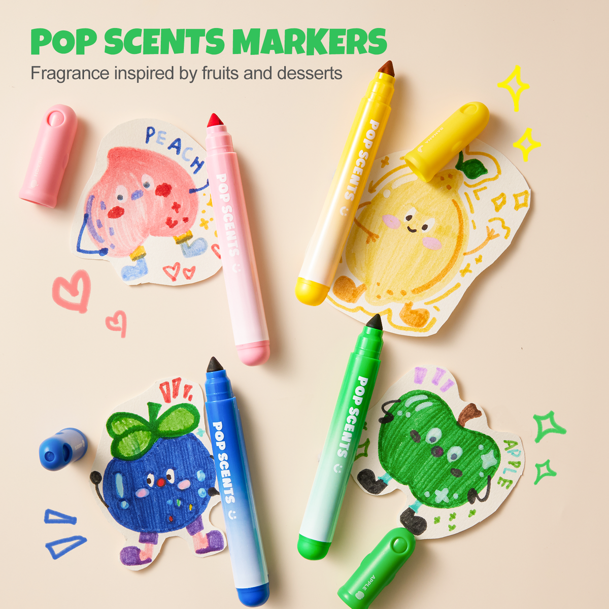 Jarmelo - Scented Washable Markers (24 Ct.)