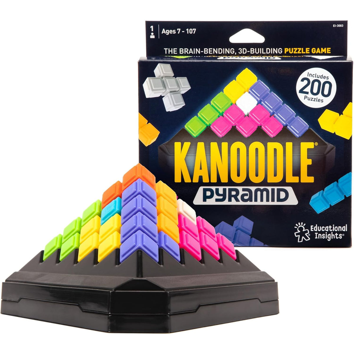 Kanoodle Pyramids - 3D Brain Teaser Puzzles for Kids
