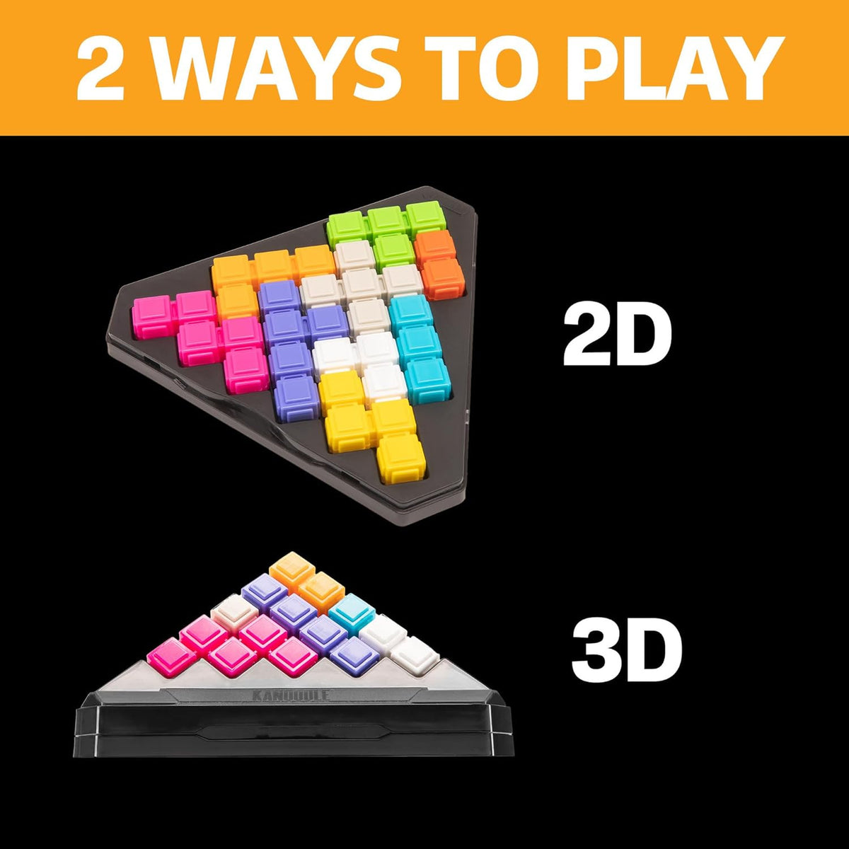 Kanoodle Pyramids - 3D Brain Teaser Puzzles for Kids