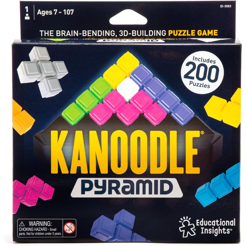 Kanoodle Pyramids - 3D Brain Teaser Puzzles for Kids