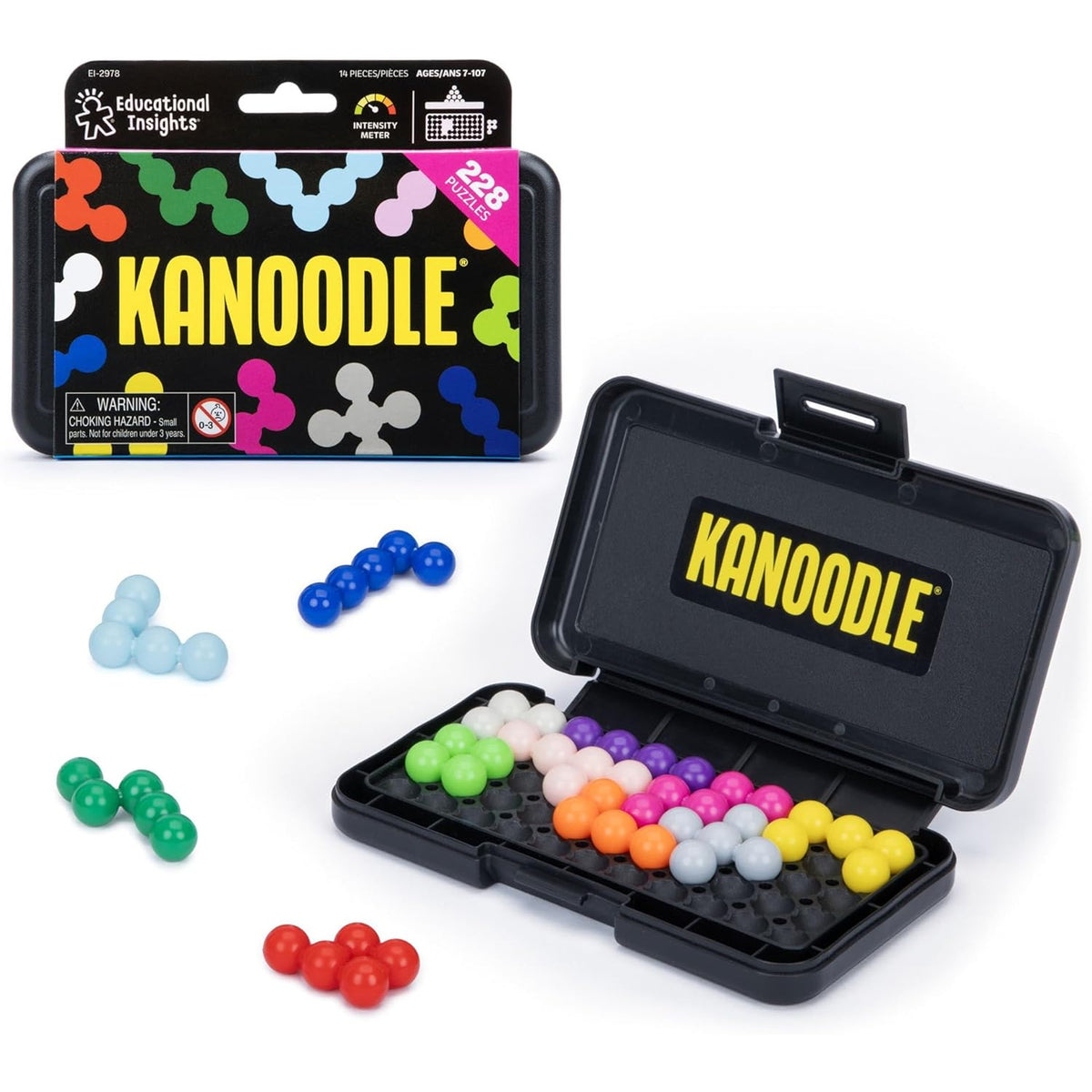 Kanoodle Game - 3D Brain Teaser Puzzles for Kids, Spatial Puzzle