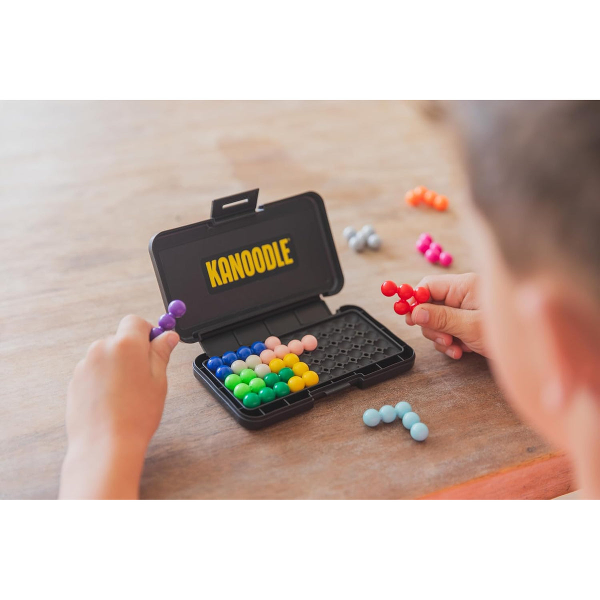 Kanoodle Game - 3D Brain Teaser Puzzles for Kids, Spatial Puzzle