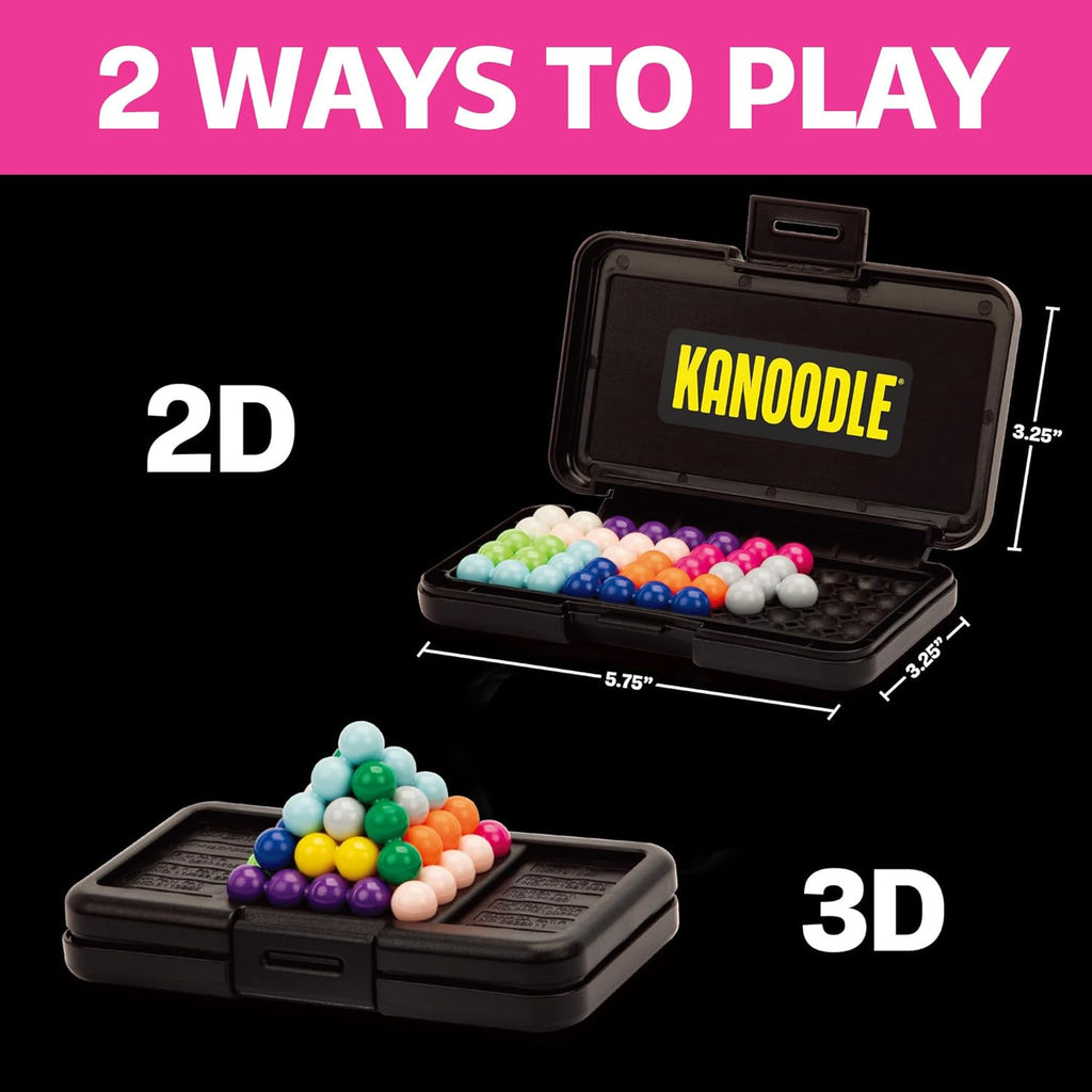 Kanoodle Game - 3D Brain Teaser Puzzles for Kids, Spatial Puzzle