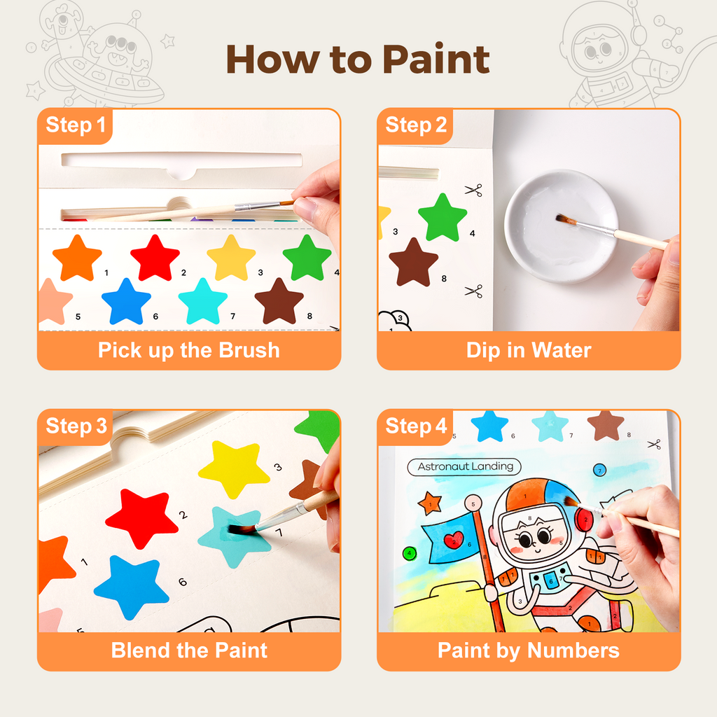Jarmelo - Paint with Water Books - Exploring Space