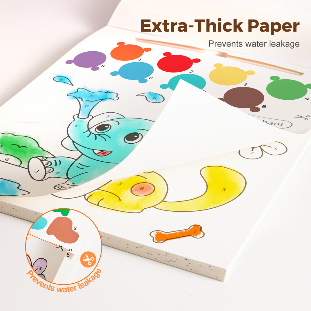 Jarmelo - Paint with Water Books - Animals