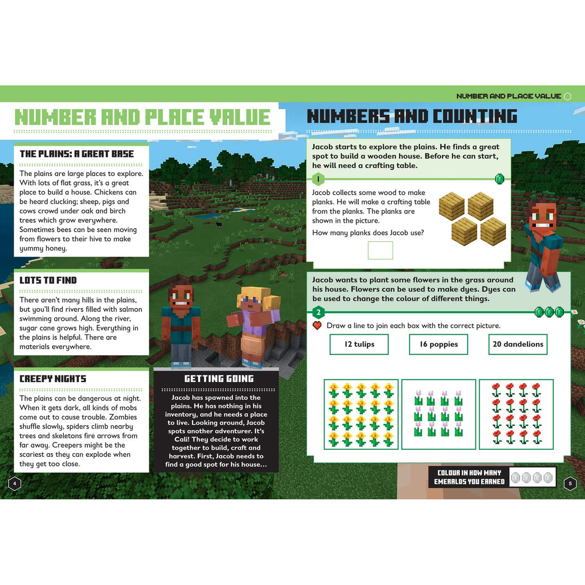 Minecraft - Math Official Workbook - Age 5-6