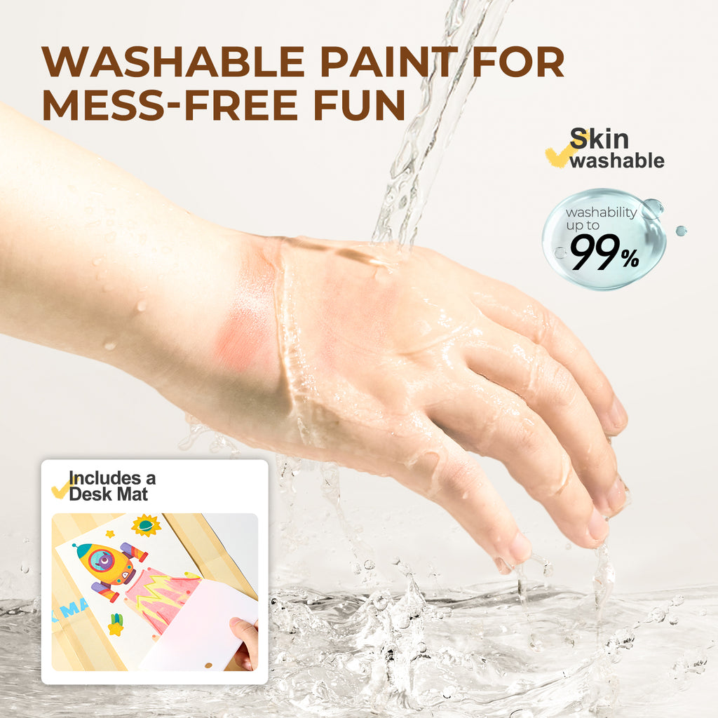 Jarmelo - Carnival Party Rainbow Squeegee Art