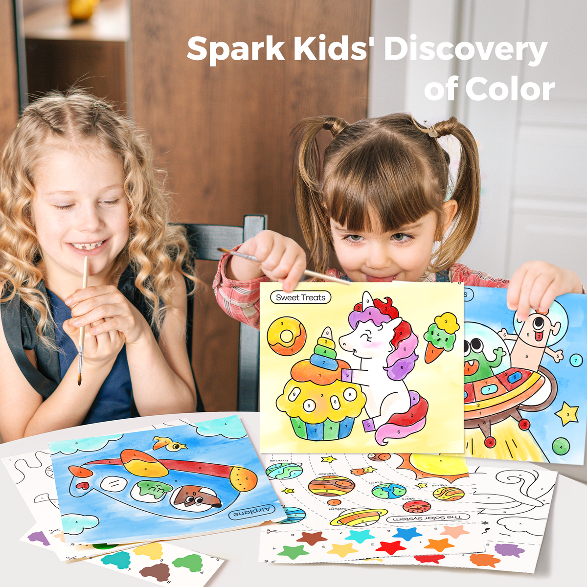Jarmelo - Paint with Water Books - Unicorn Dream World