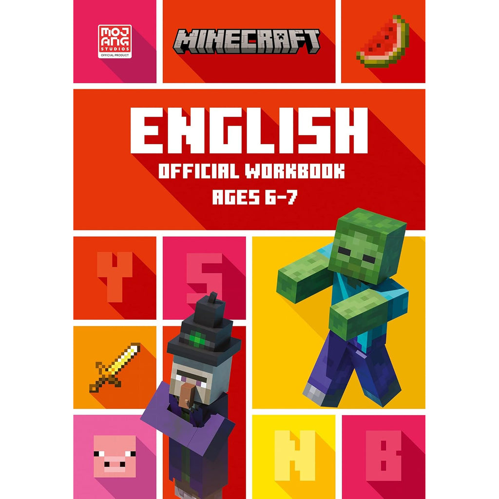 Minecraft - English Official Workbook - Age 6-7