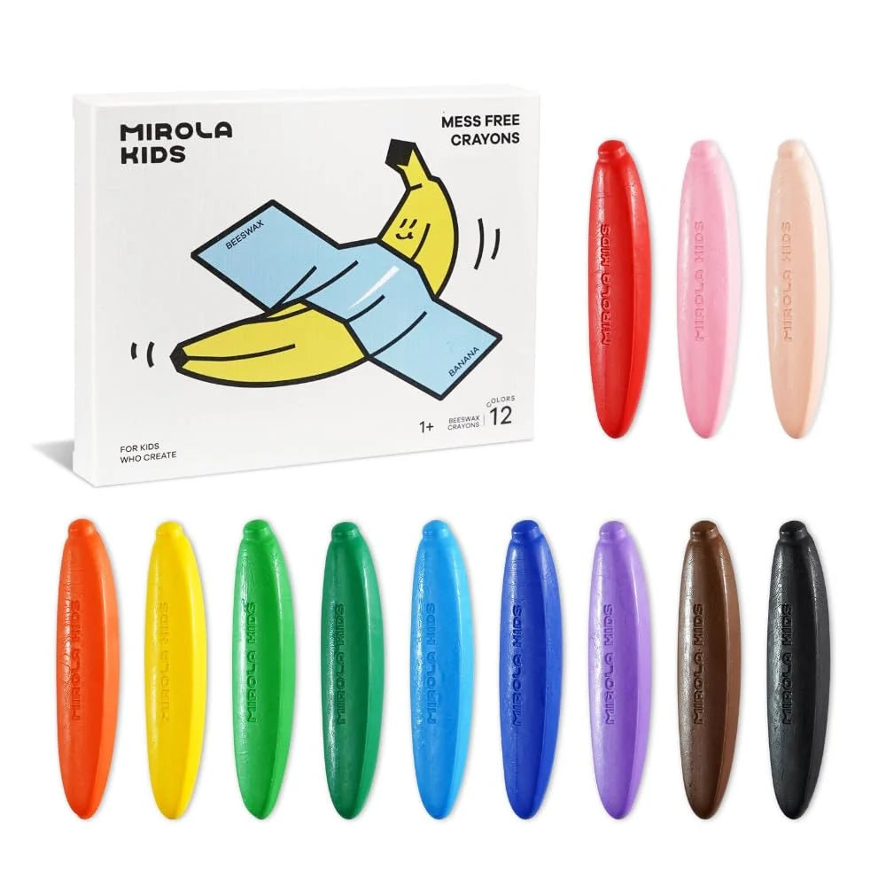 Jarmelo - Mess Free Banana Crayon - (12 Ct.)