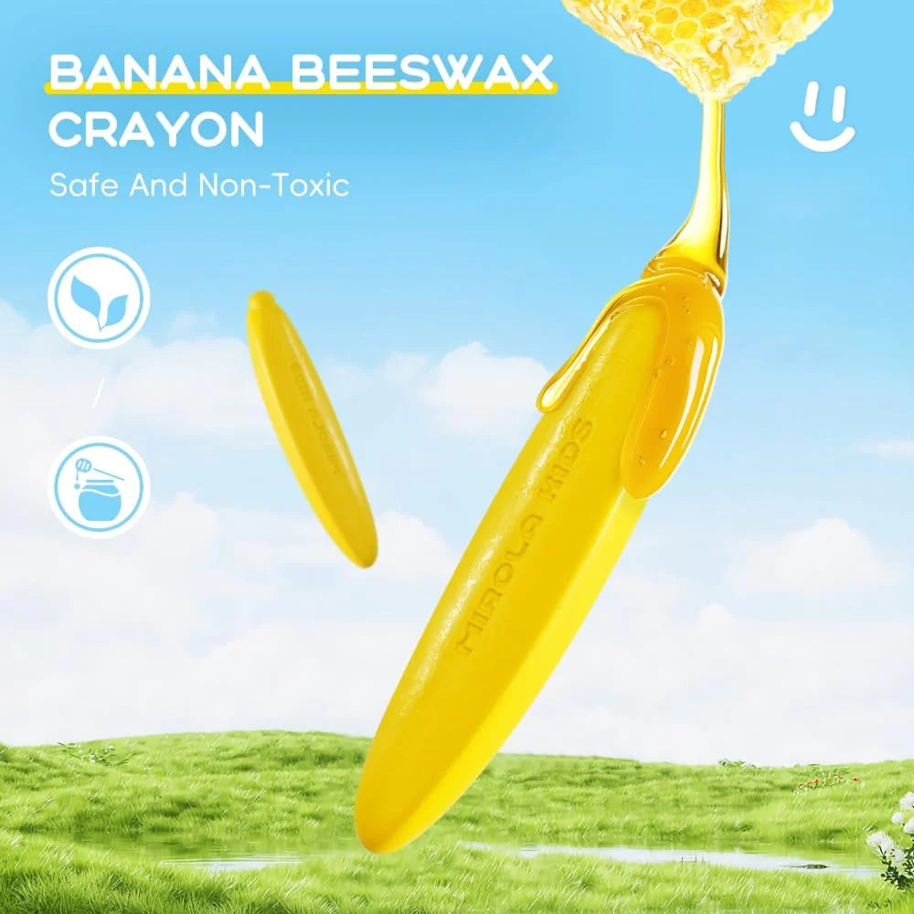 Jarmelo - Mess Free Banana Crayon - (12 Ct.)