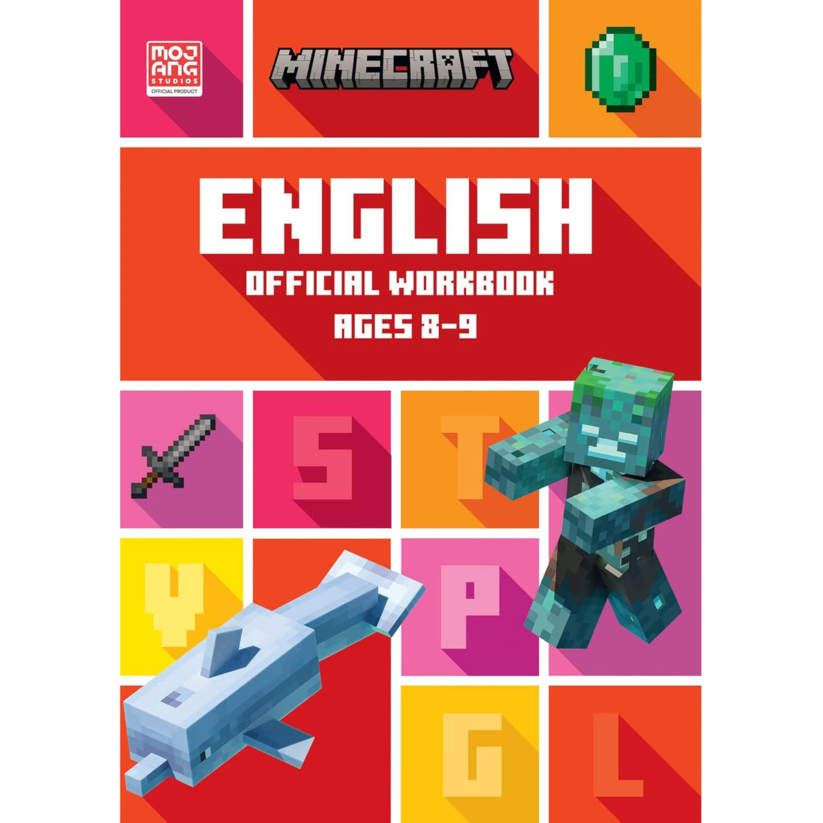 Minecraft - English Official Workbook - Age 8-9