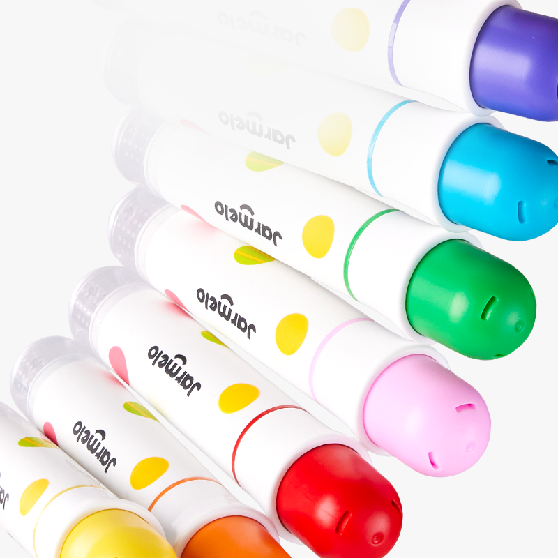 Jarmelo - Happy Stampers Washable Markers - (6 Ct.)