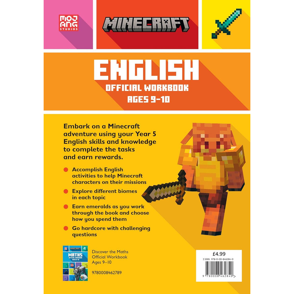 Minecraft - English Official Workbook - Age 9-10