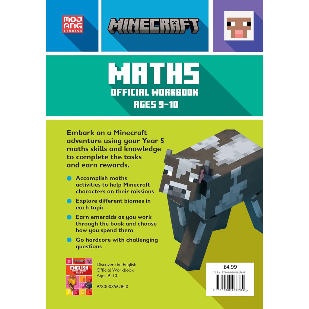 Minecraft - Math Official Workbook - Age 9-10