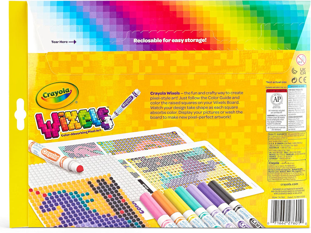 Crayola Wixels Unicorn Activity Kit, Pixel Art Coloring Set