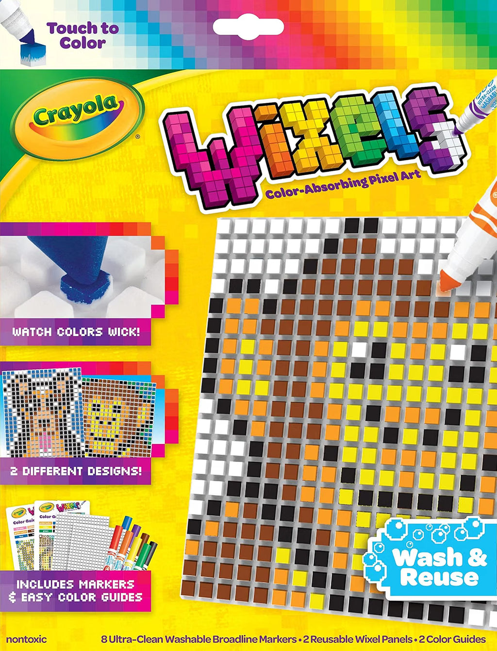 Crayola Wixels Animals Activity Kit, Pixel Art Coloring Set