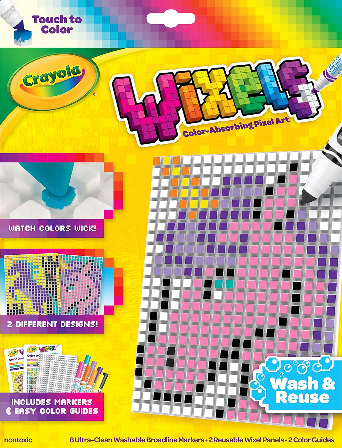 Crayola Wixels Unicorn Activity Kit, Pixel Art Coloring Set