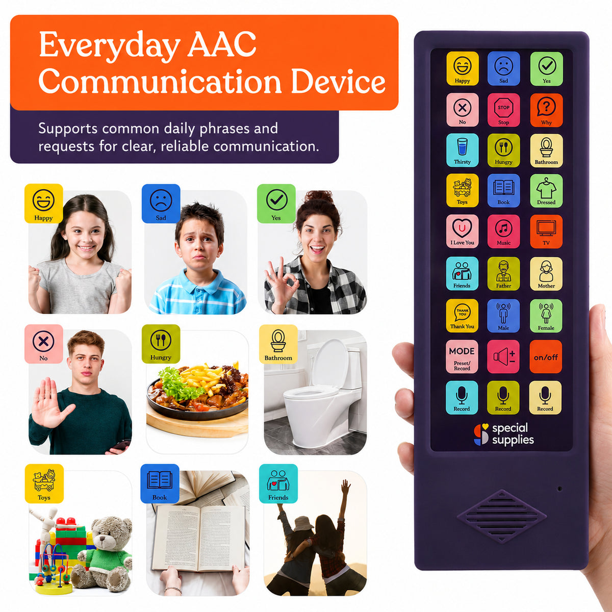 Special Supplies - AAC Communication Device for Speech Therapy