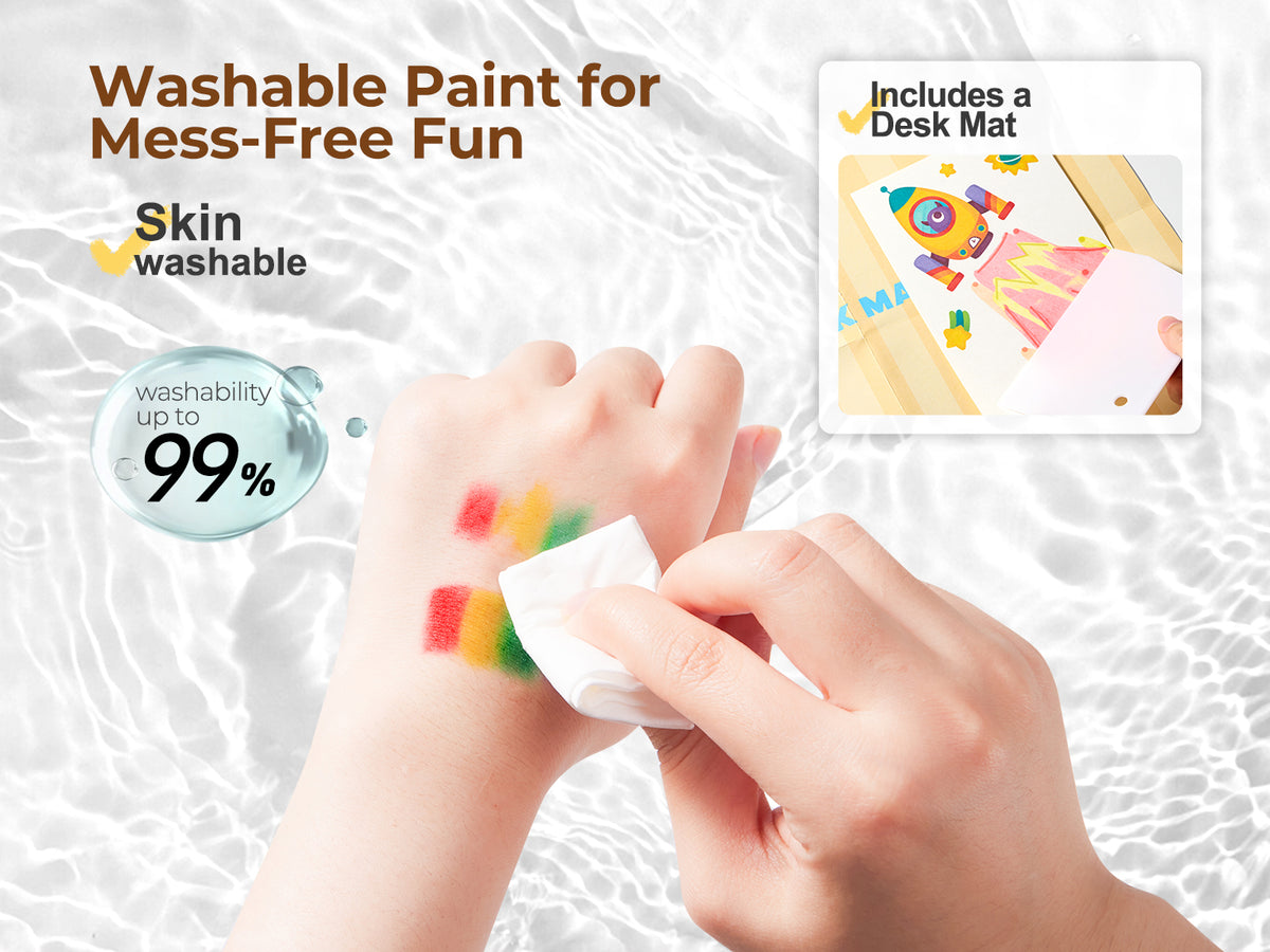 Jarmelo - Carnival Party Rainbow Squeegee Art