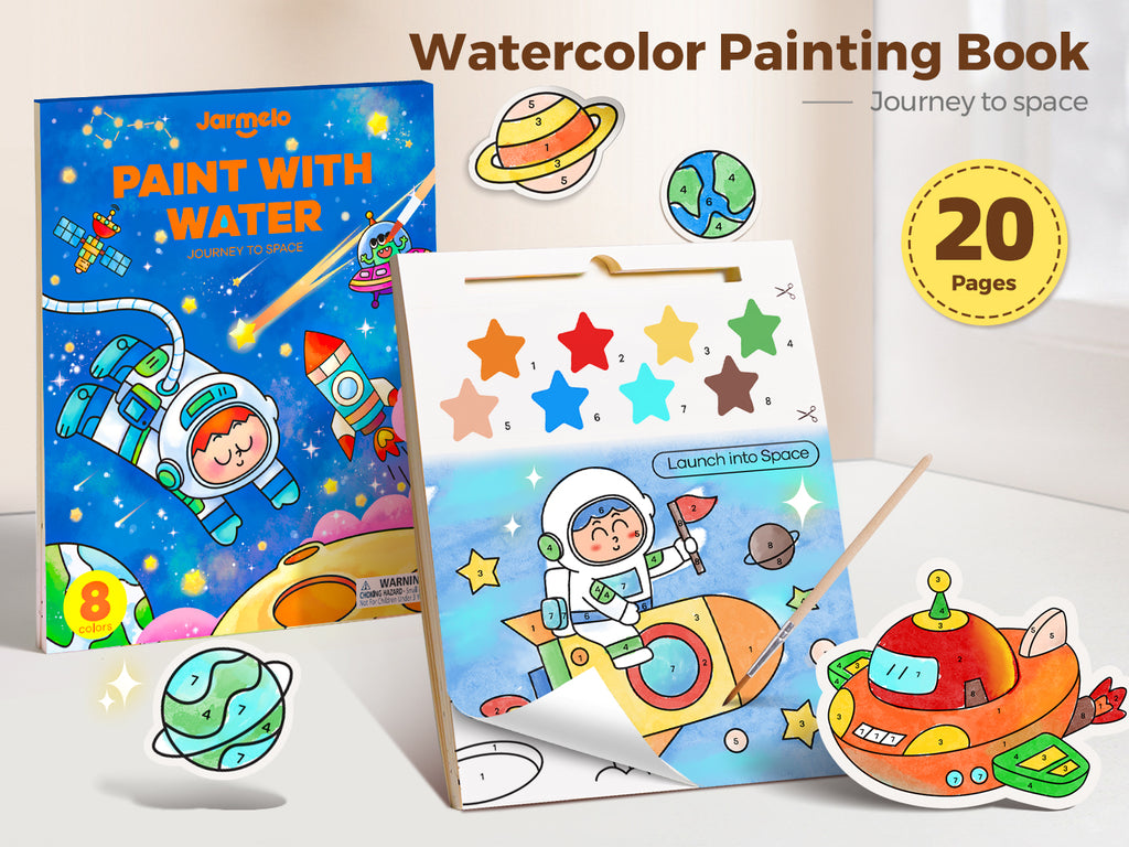 Jarmelo - Paint with Water Books - Exploring Space