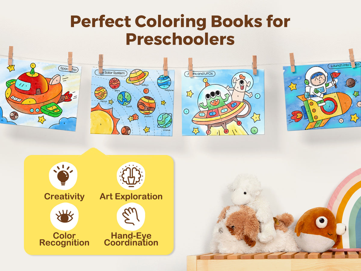 Jarmelo - Paint with Water Books - Exploring Space