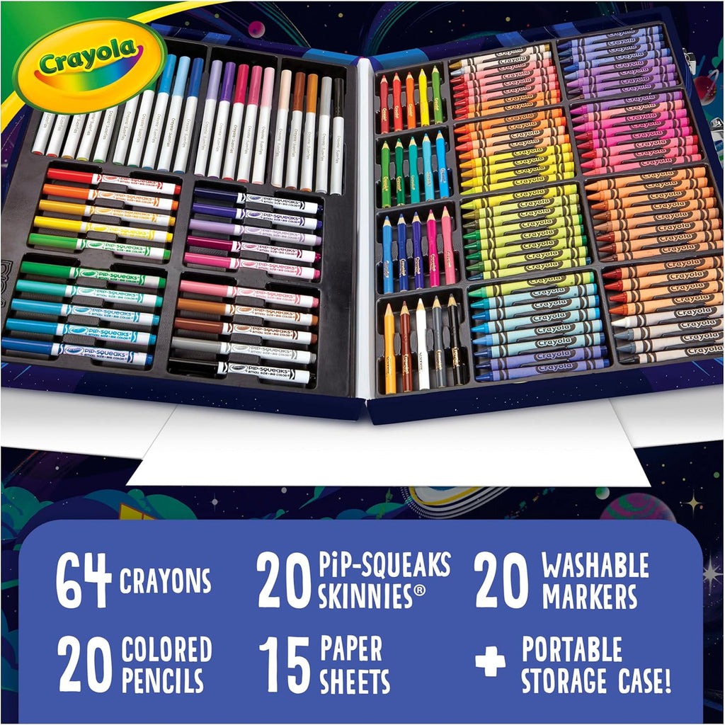 Crayola Inspiration Art Case: 140 Pieces, Art Set, Gifts for Kids