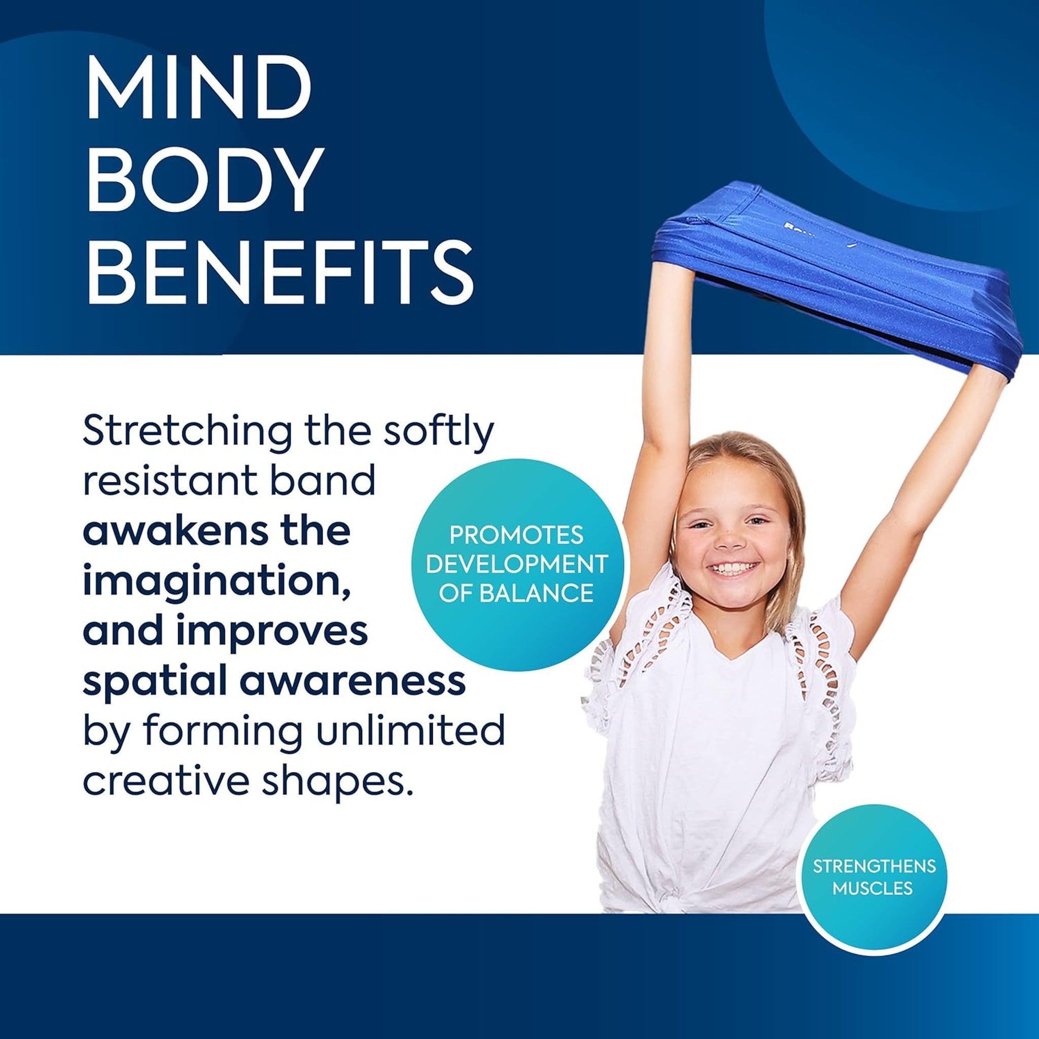 Stretch Band Focus Tool – 30” Resistance Band for Kids