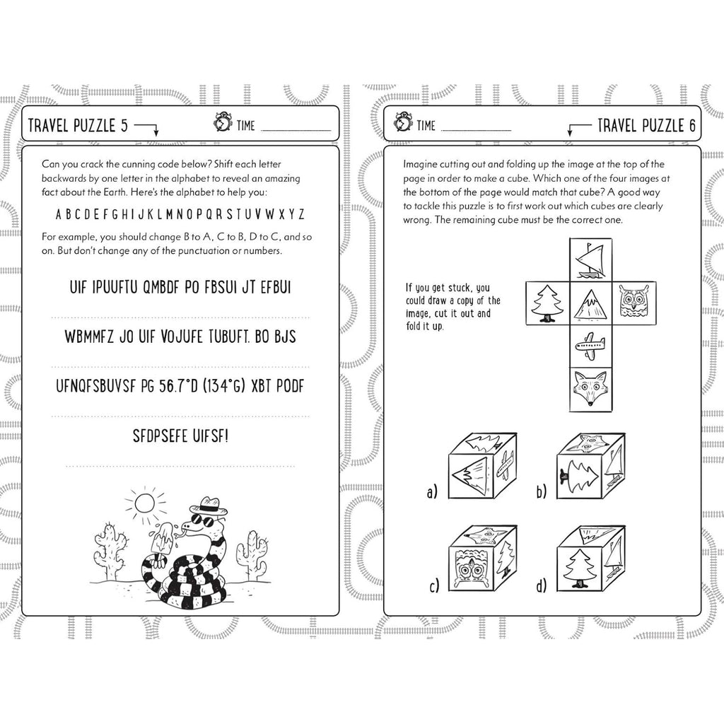 Buster Books Travel Puzzles for Clever Kids