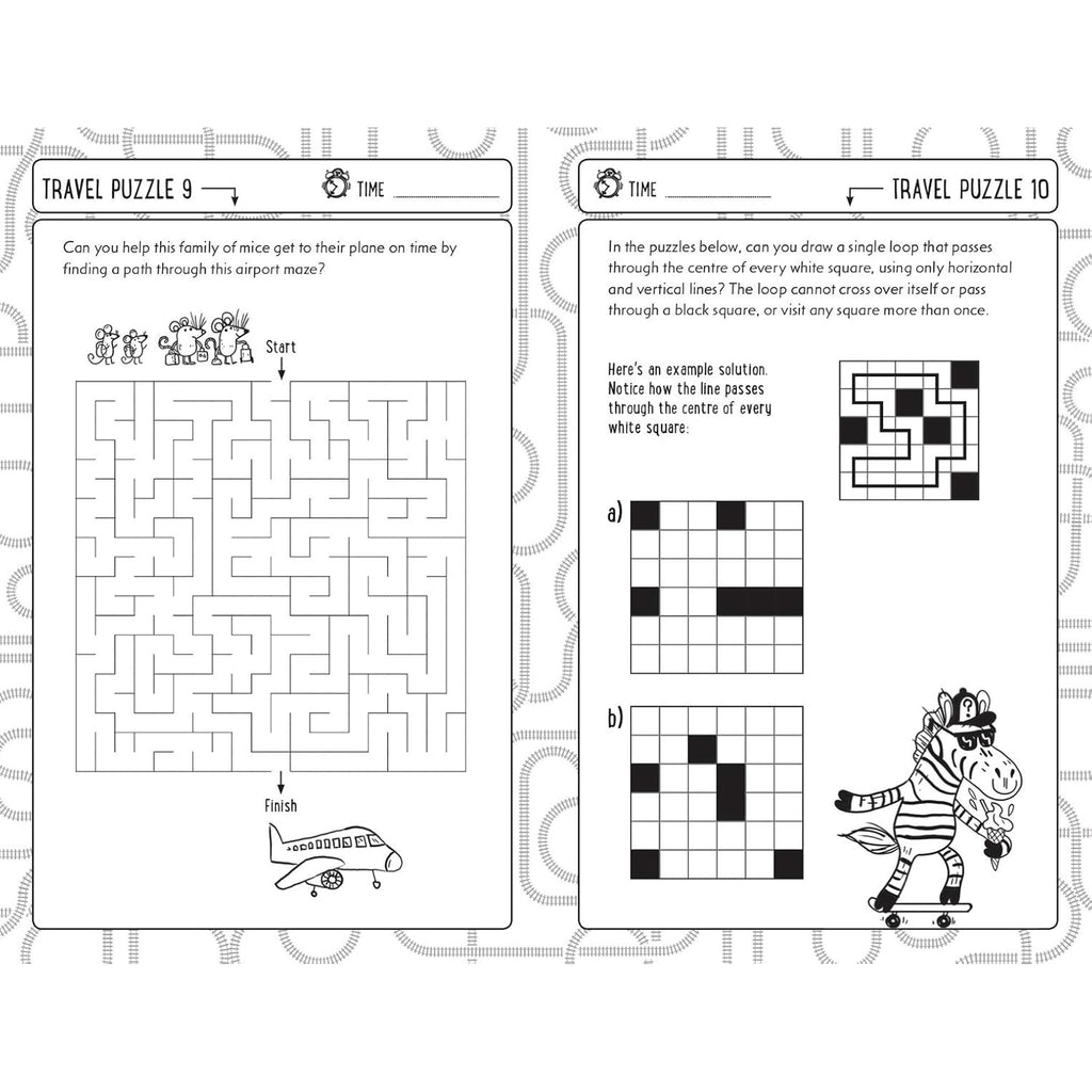 Buster Books Travel Puzzles for Clever Kids