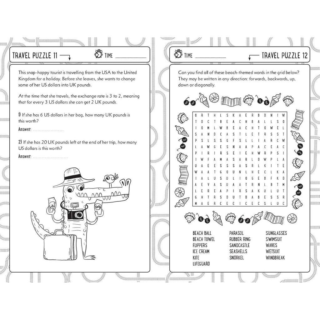 Buster Books Travel Puzzles for Clever Kids