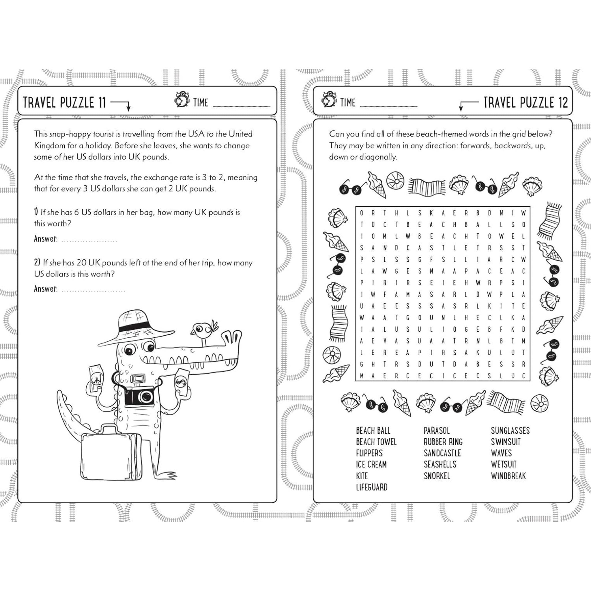 Buster Books Travel Puzzles for Clever Kids