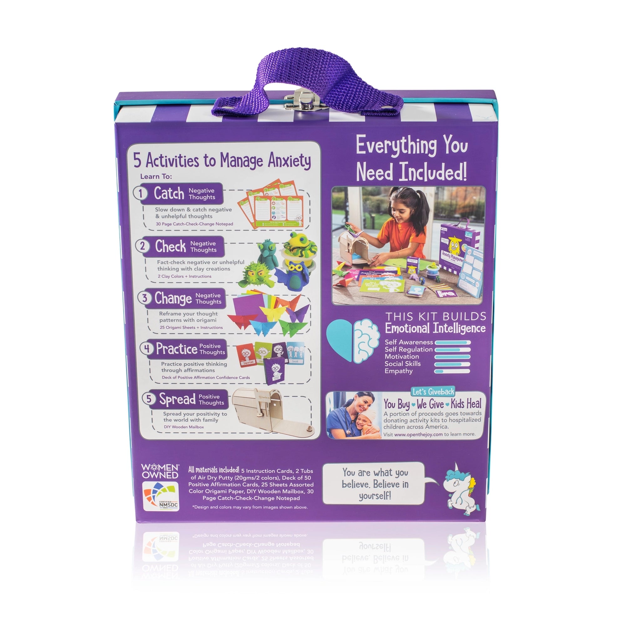 Colorful Anxiety Management Box