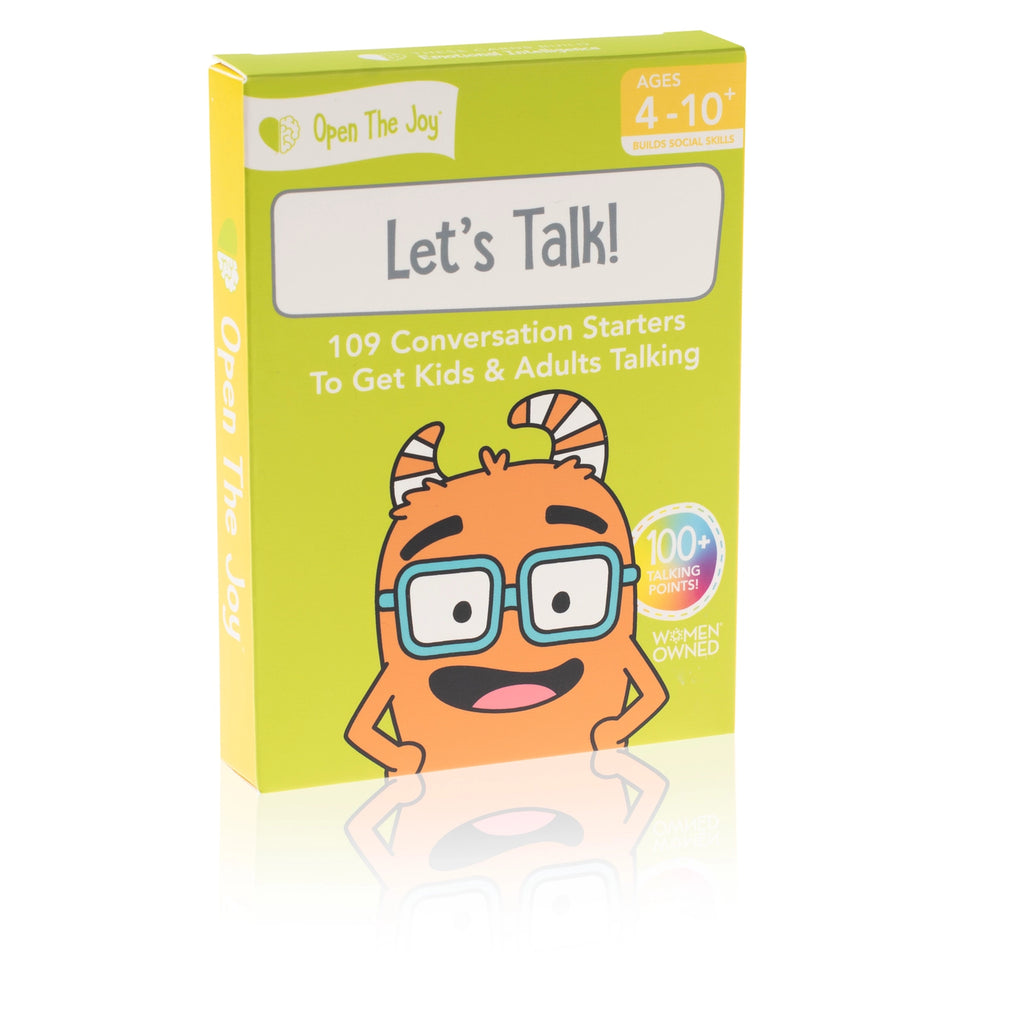 Colorful Let's Talk Conversation Cards