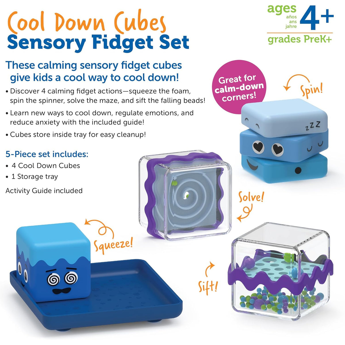 Cool Down Cubes Sensory Fidget Toys