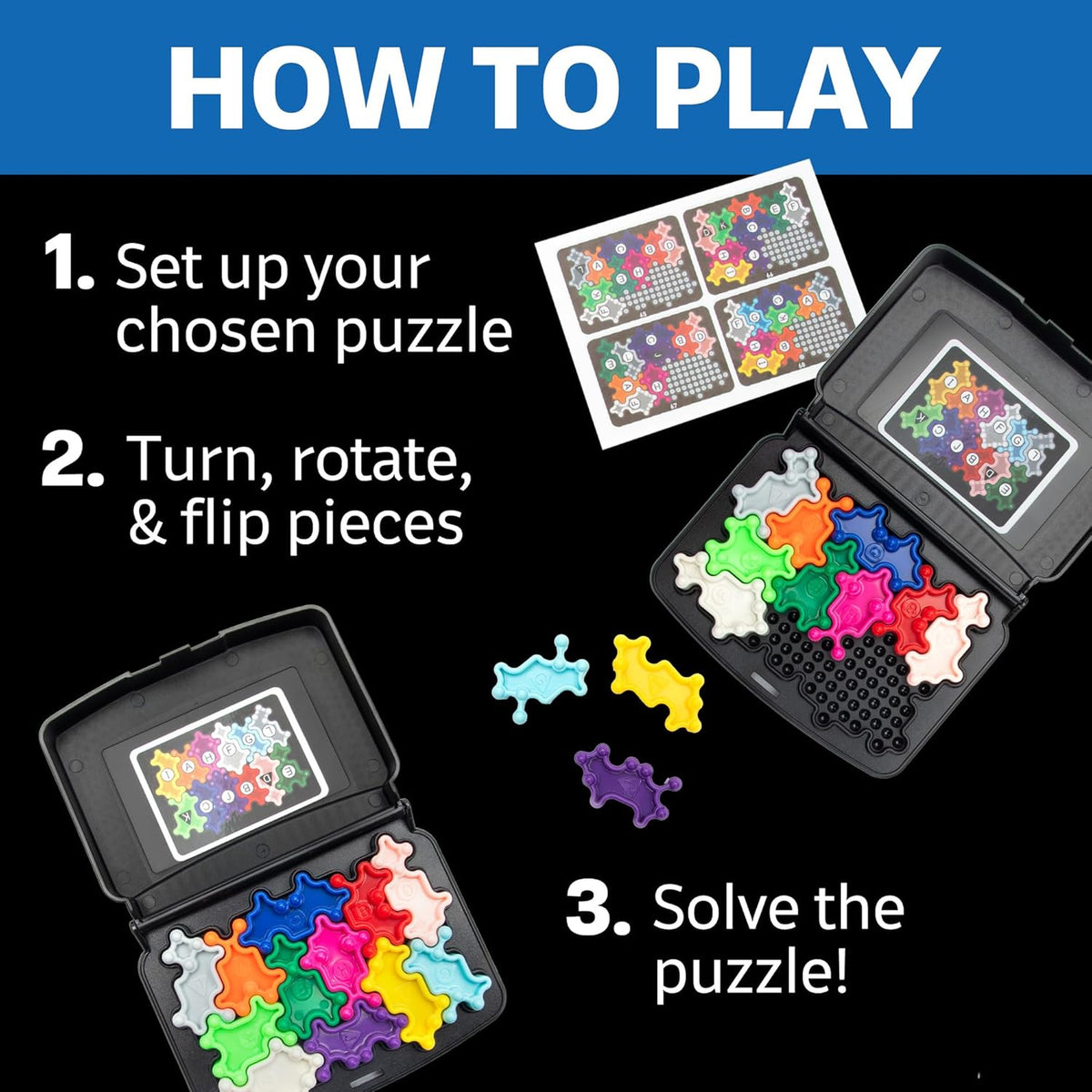 Kanoodle® Cosmic - 3D Brain Teaser Puzzles for Kids