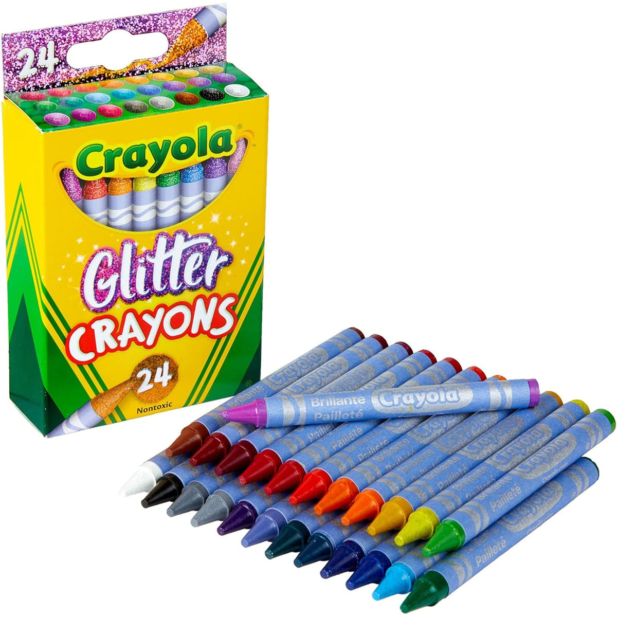 Crayola - Glitter Crayons (24 Ct.)