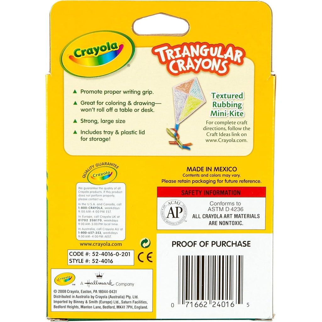 Crayola - Triangular Crayons (16 ct.)