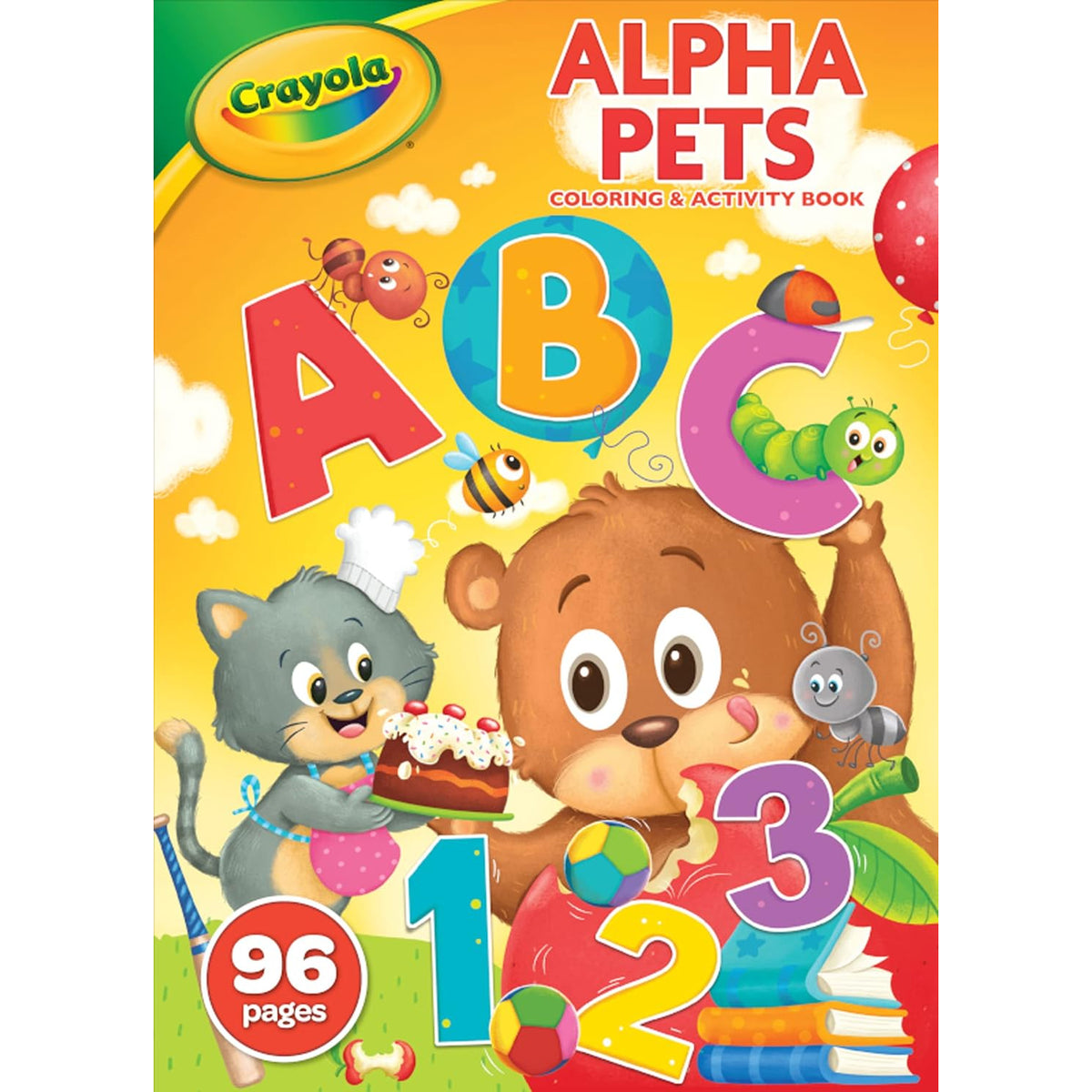 Crayola - Coloring Book, AlphaPets (96 Pages)