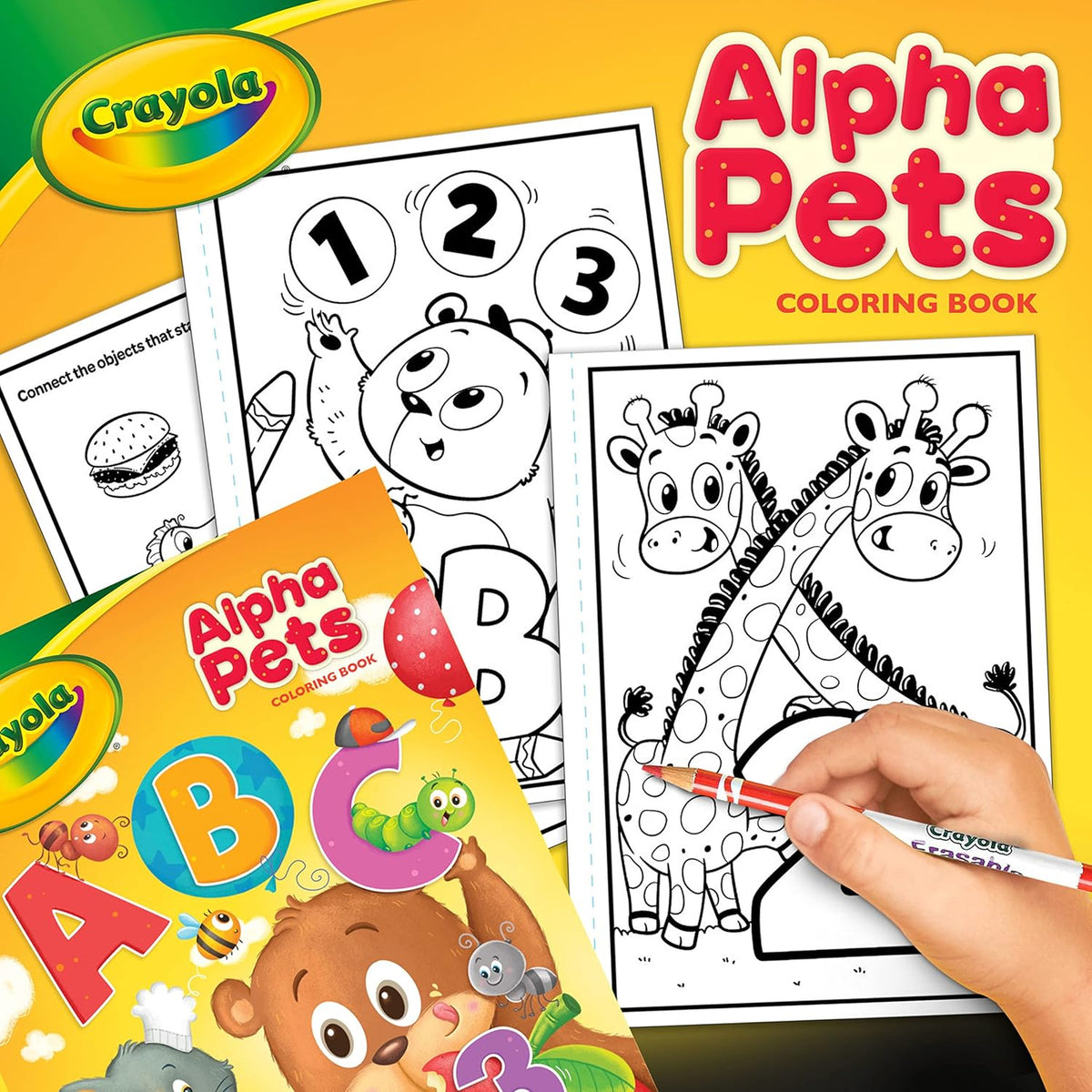 Crayola - Coloring Book, AlphaPets (96 Pages)
