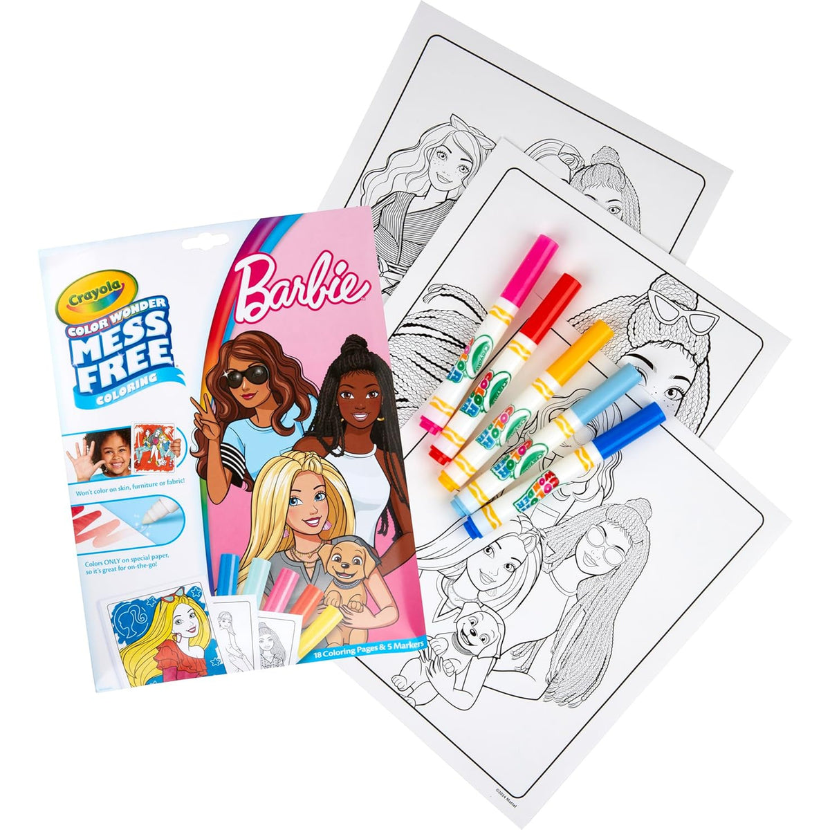 Crayola Barbie Color Wonder Coloring Set