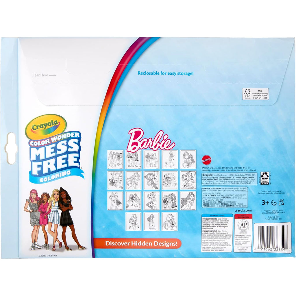 Crayola Barbie Color Wonder Coloring Set