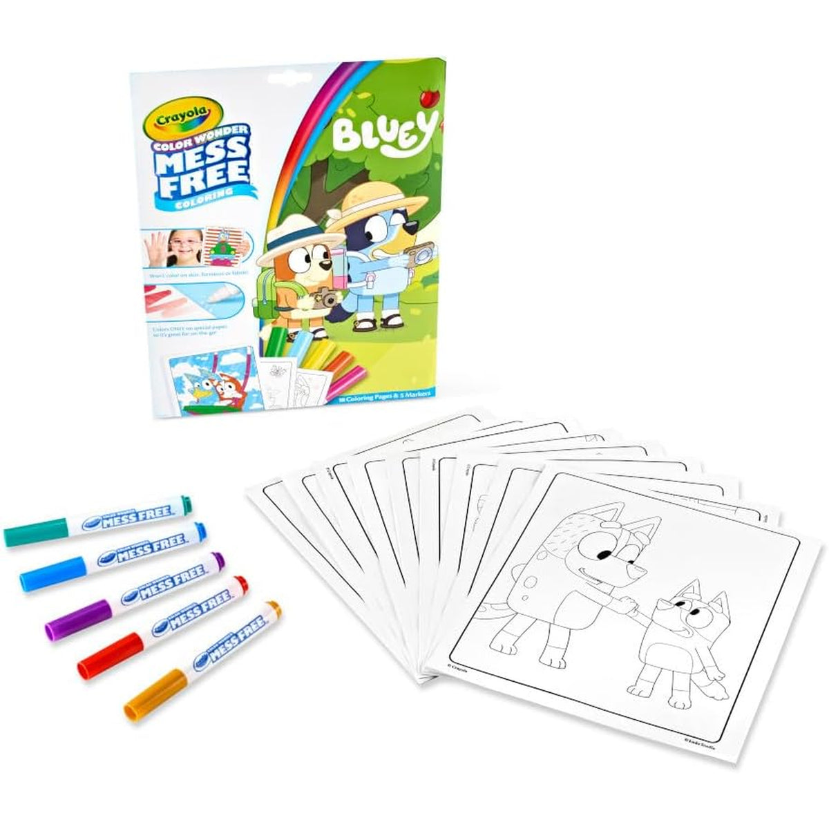 Crayola Bluey Color Wonder Coloring Set