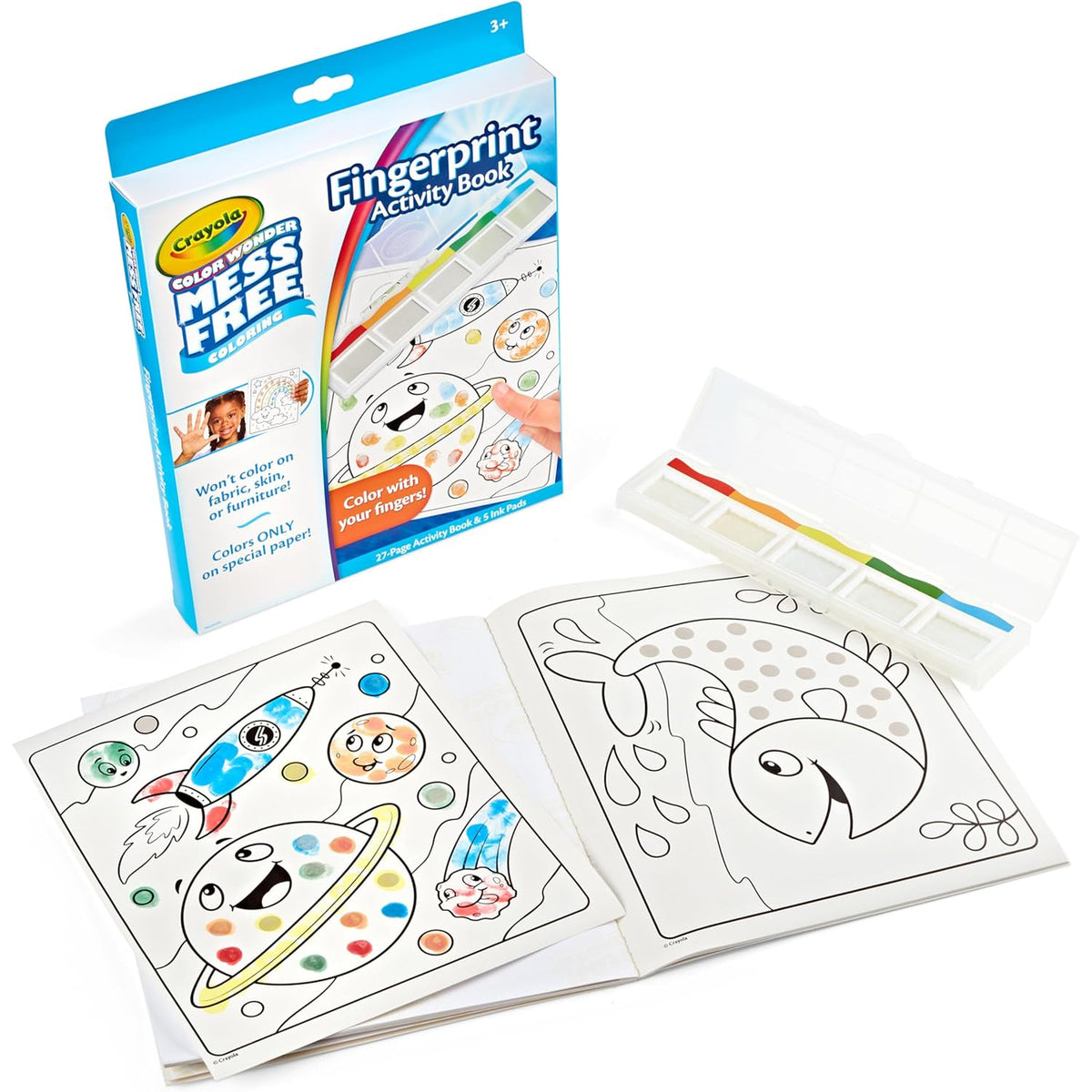 Crayola Color Wonder Mess Free Fingerprint Activity Book