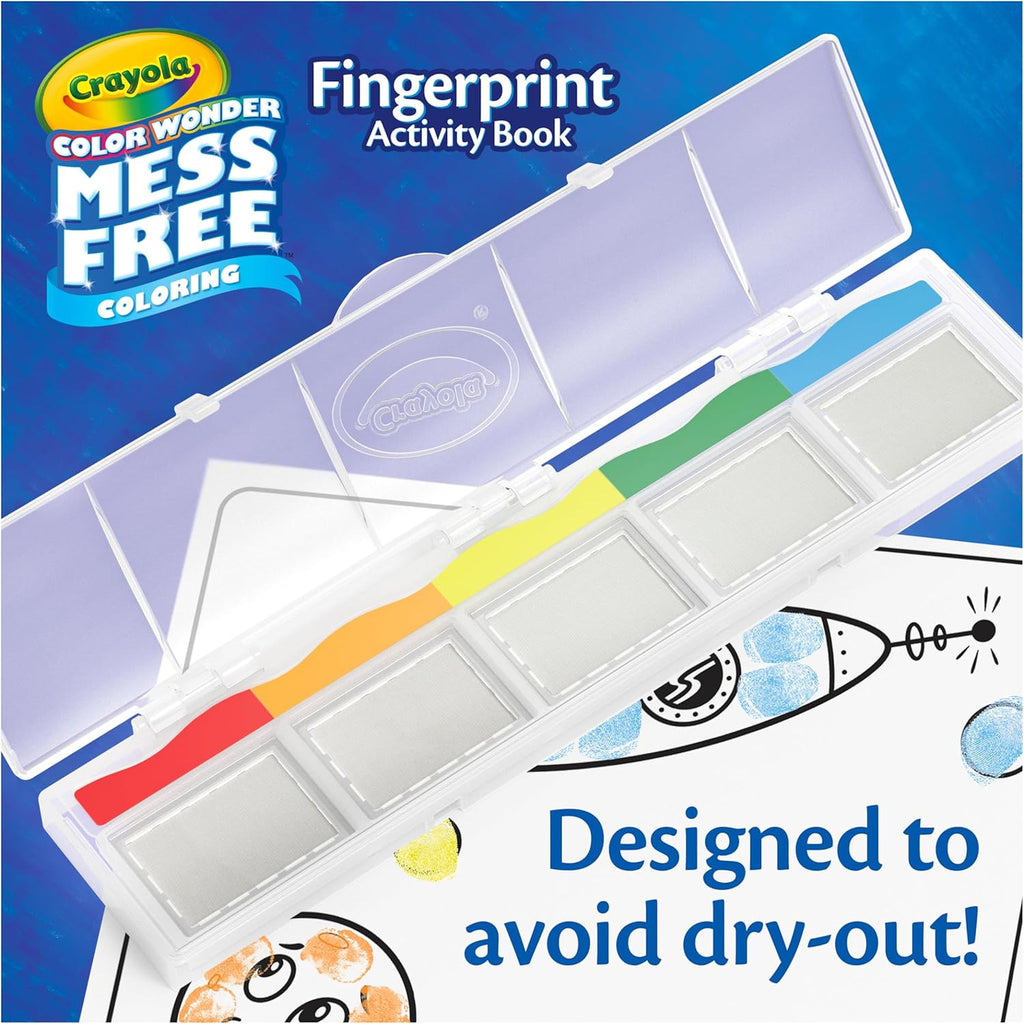 Crayola Color Wonder Mess Free Fingerprint Activity Book