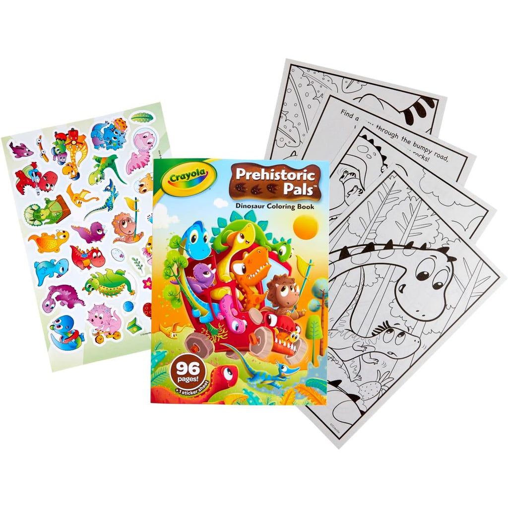 Crayola - Dinosaur Coloring Book, (96 Pages)
